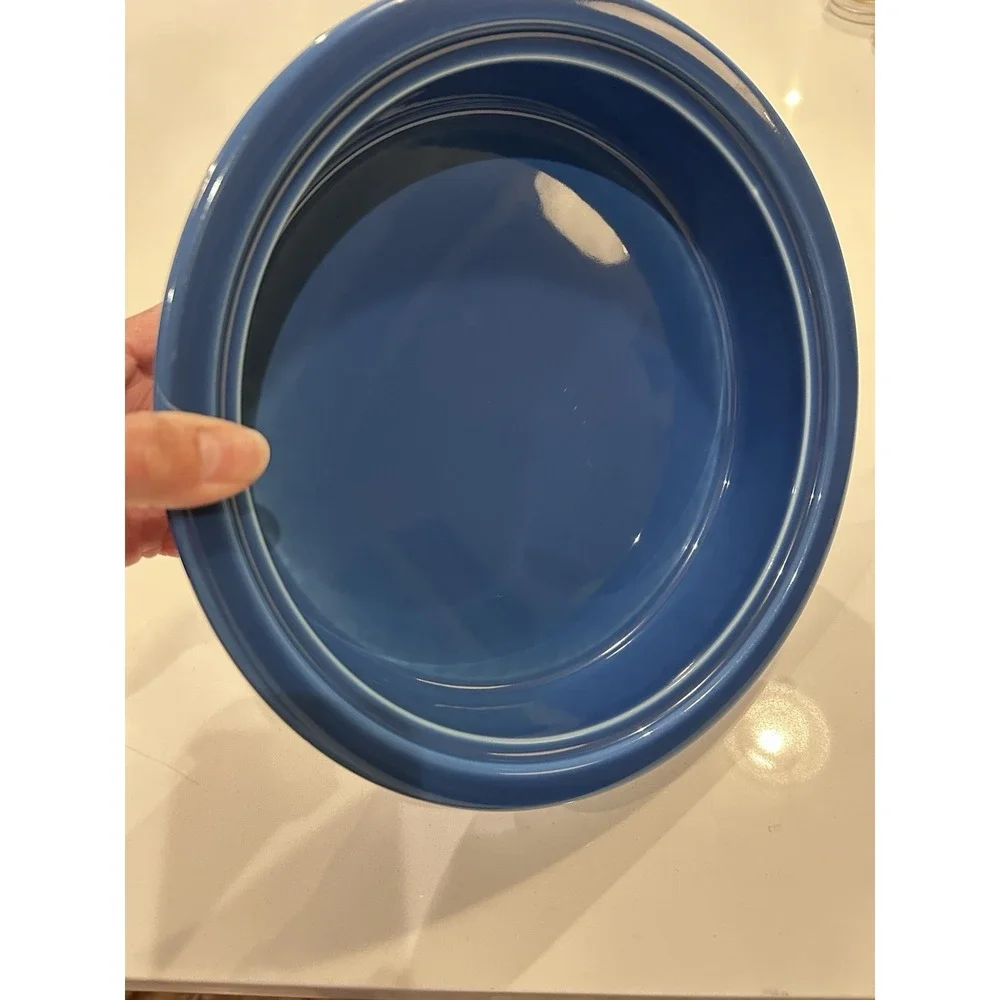 Fiesta® Fiestaware HLC Small Casserole Tortilla Warmer Blue Lapis 10